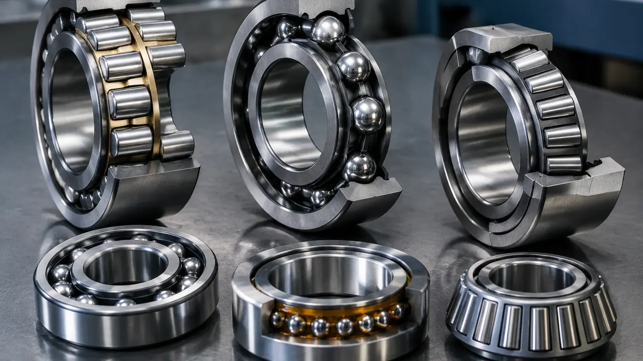 Angular contact bearings: contact angles and pairs - Bearing types in depth